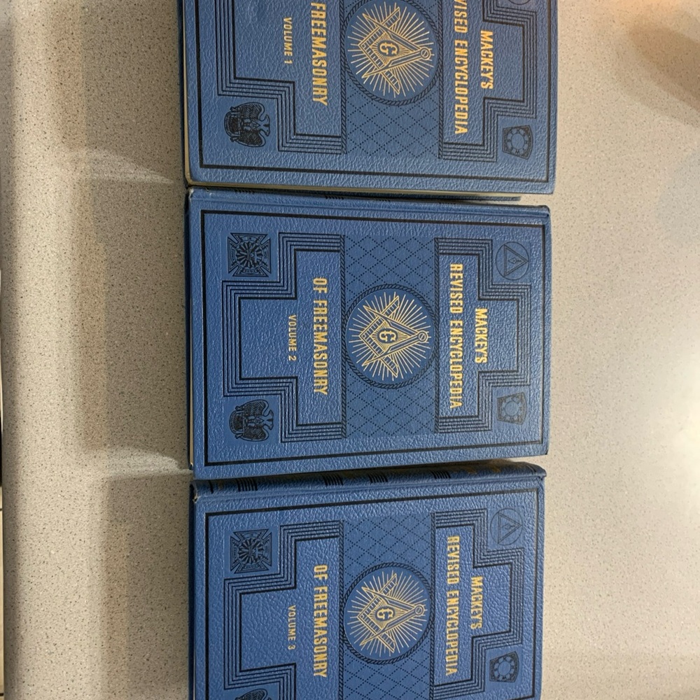 Blue Masonic Encyclopedia Set